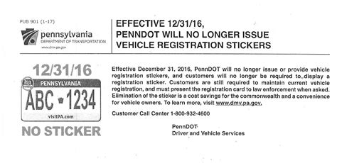 Check your email after renewing online, you'll get a verification email with next steps. Registration Renewal | Motor Vehicle Services | Whitehall PA