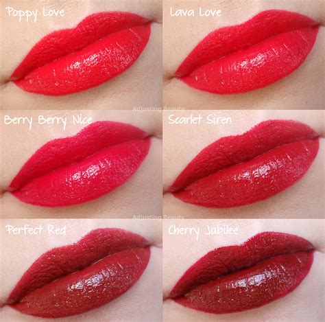 Review Avon True Colour Perfect Reds Lipsticks And Nail