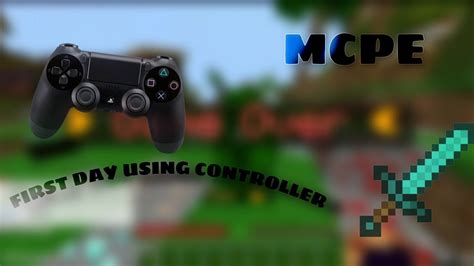 First Day Using Controller On Mcpe Youtube