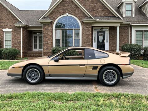 1987 Pontiac Fiero Gt Automatic Gold Moderate Restoration Completed New