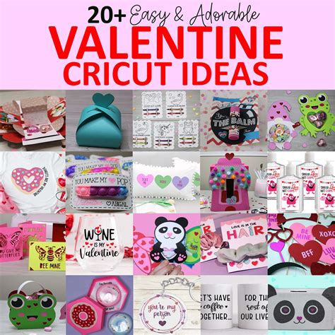20 Cricut Valentine Ideas And Free Projects