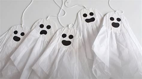Halloweeni Szellemek Papírból Készítsétek El A Gyerkőcökkel Praktika