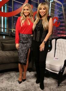 Carmen Electra Promotes Dating Series Ex Isle In Flirty Red Blouse