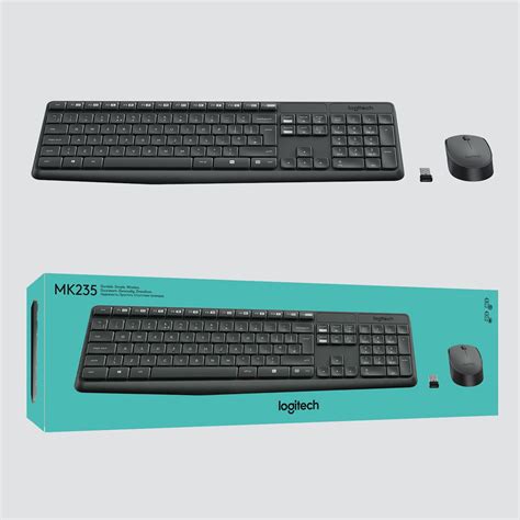 Logitech Mk235 Kablosuz Klavye And Mouse Seti Gri 920 007925