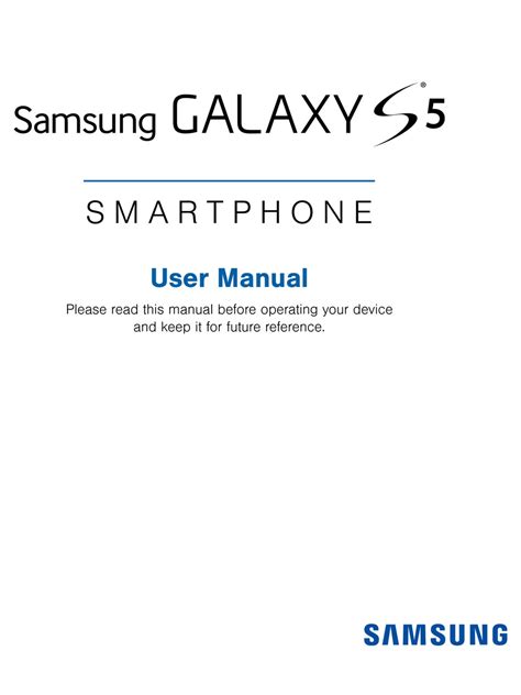 Samsung Galaxy S5 User Manual Pdf Download Manualslib