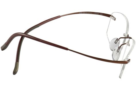 Silhouette Eyeglasses Titan Minimal Art Icon Chassis 7581 Rimless Optical Frame
