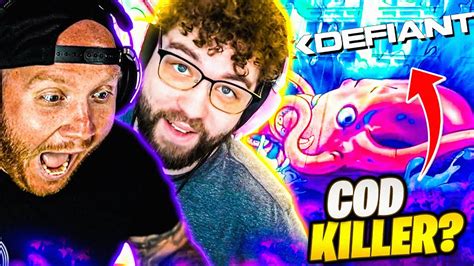 Timthetatman Reacts To New Cod Killer X Defiant Youtube