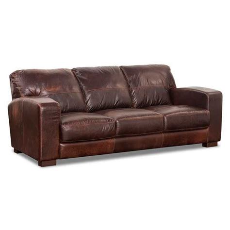 See and discover other items: Aspen All Leather Sofa 4442S ASPEN SADDLE 40002 | Soft ...