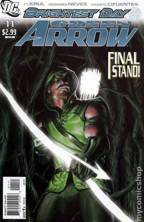 Green Arrow 2010 3rd Series Dc 11a Brightest Day Dc Comic Books Dc