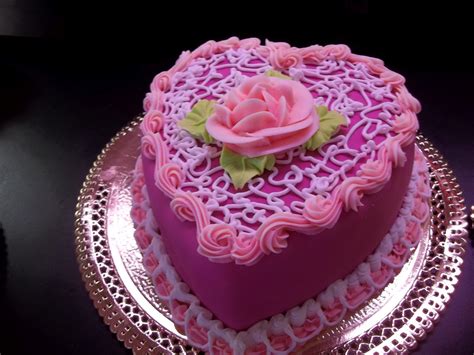 I hand made 27 fondant roses and. The Birthday cake shaped like a heart wallpapers and ...