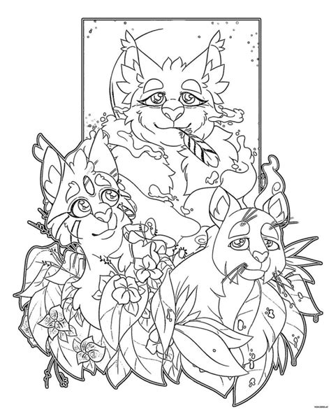 Warriors Cats Coloring Pages 90 Free Printable Coloring Pages