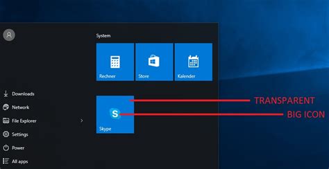 Customize Tiles In Windows 10size Color Icon Super User
