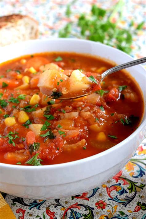 Mexican Vegetable Soup Lord Byrons Kitchen