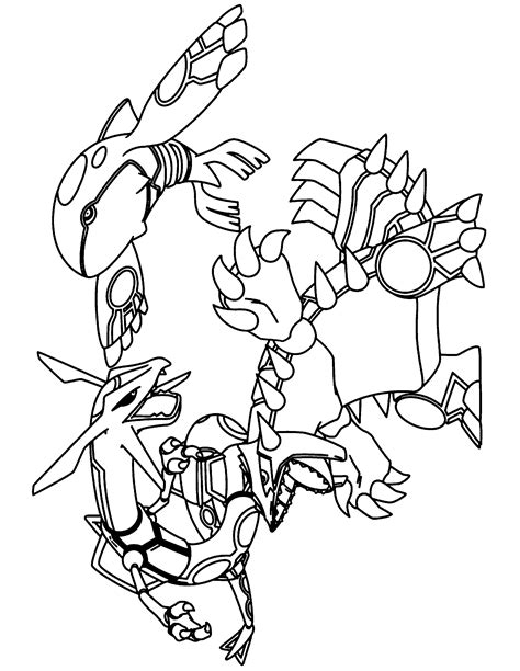 Legendary Pokemon Pictures to Color - BubaKids.com