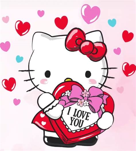 I Love You ️ Hello Kitty Dibujos Bonitos De Animales Cosas De Hello
