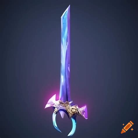 crystal sword in space