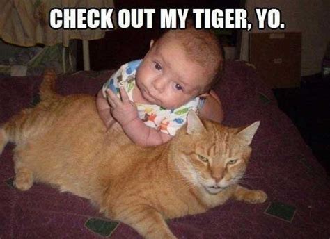 The 20 Funniest Pictures Of Babies With Cats Worldwideinterweb