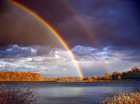 Double Bows | Rainbows and departing storm clouds, Minsi Lak… | Flickr