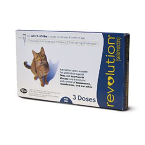 This is the only product i will use in my cattery and discount pet medication is my go to place to order it! R : Revolution for Cats Blue, 5-15lbs, 3 months/box