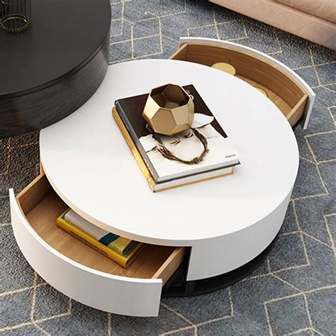 Welcoming centerpiece with large, versatile surface. Homary Lift-Top Wood Coffee Table with Storage&Rotatable ...