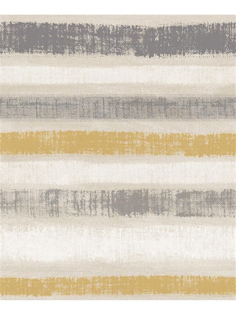 Painted Stripe Wallpaper Grey And Ochre Paint Stripes Striped