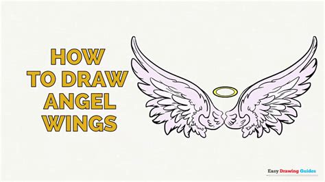 How To Draw Angel Wings In A Few Easy Steps Drawing