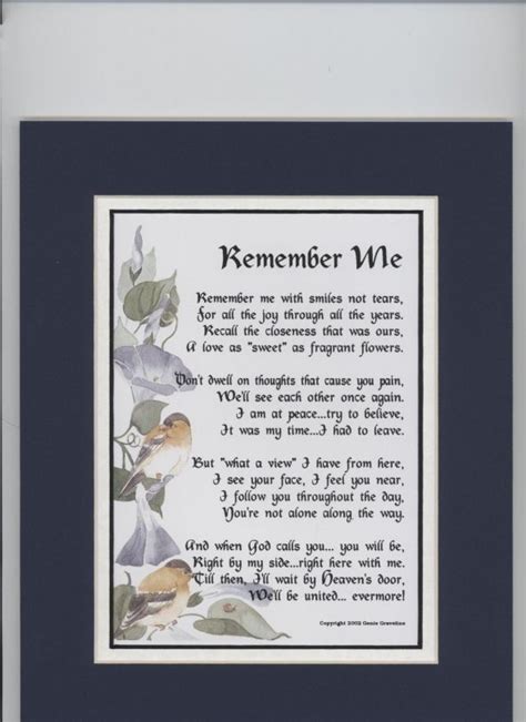 We did not find results for: remember me... | Funeral poems, Sympathy cards, Sympathy ...