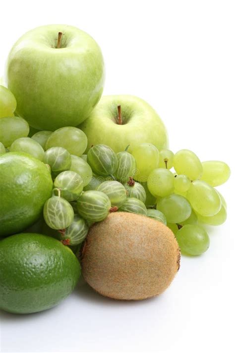 Various Green Fruits Stock Photo Image Of Freshness Salad 5786944