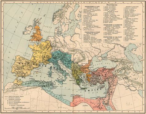 Mappe Dell Impero Romano Rome Roma