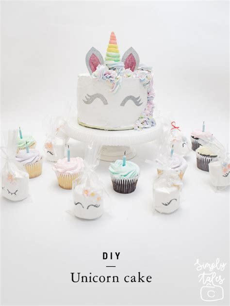 So i decided to try a cake myself. {Baking} Unicorn birthday cake | Simply Tale