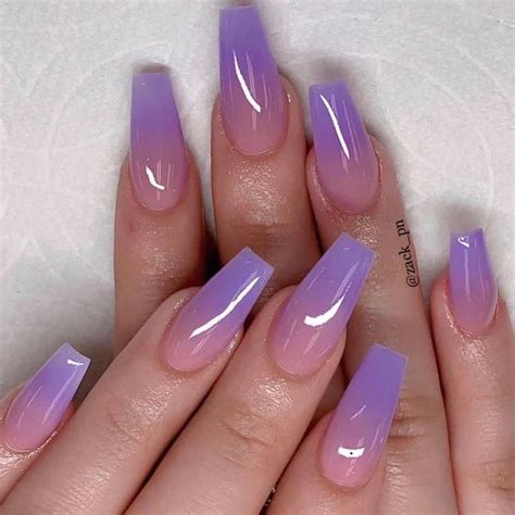 Lilac Ombre Nails Acrylicnail Purple Ombre Nails Best Acrylic Nails