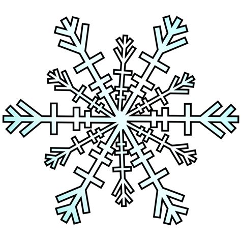 January clipart snowflake, January snowflake Transparent ...
