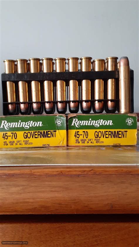 Remington 45 70 Government 405 Grain Soft Point For All Rifles R4570g