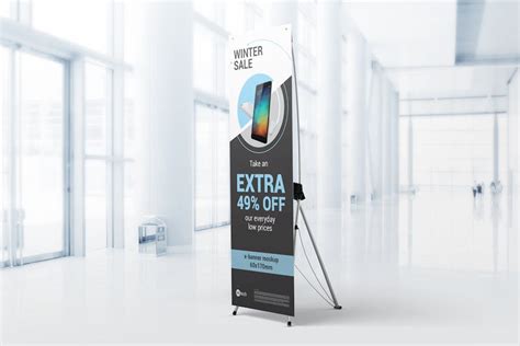 X Stand Banner Mockups Graphic Templates Envato Elements