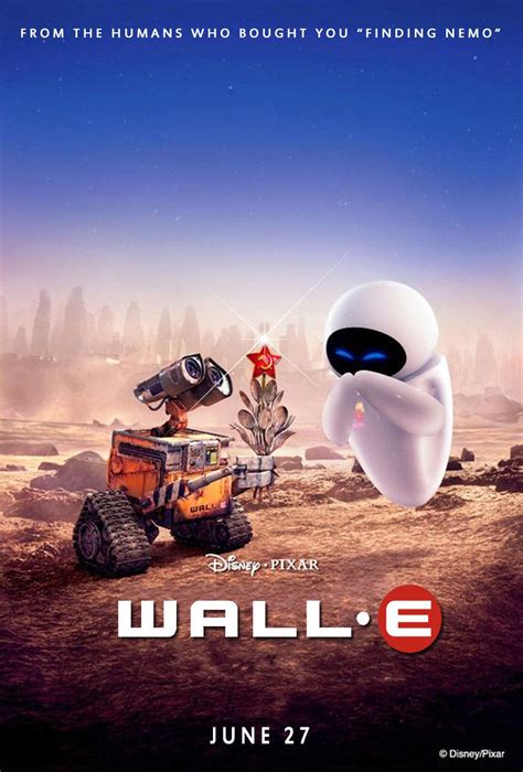 WALLE 2008 Wall E Pixar Animated Movie Posters