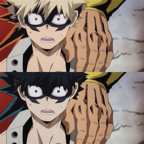 All Might And Katsuki Bakugou Hero And Villain Boku No Hero Academia