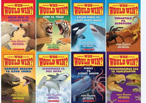 NEW! WHO WOULD WIN Children's Series Books1-8 by Jerry Pallotta