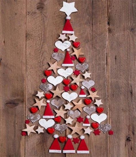 Una idea fácil y original de decoración navideña para la pared en casa