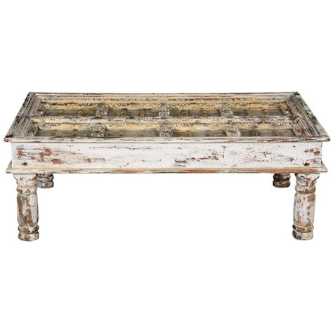 Great savings & free delivery / collection on many items. Winter White Distressed Mango Wood Coffee Table