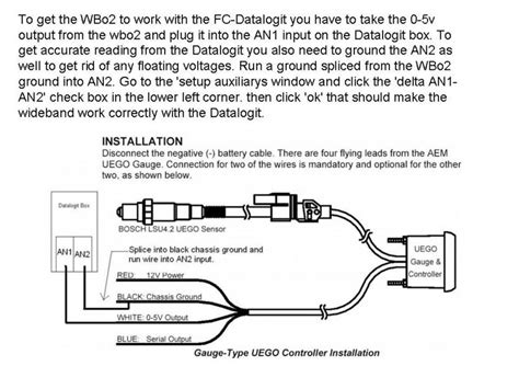 Aem Wideband Wiring Diagram
