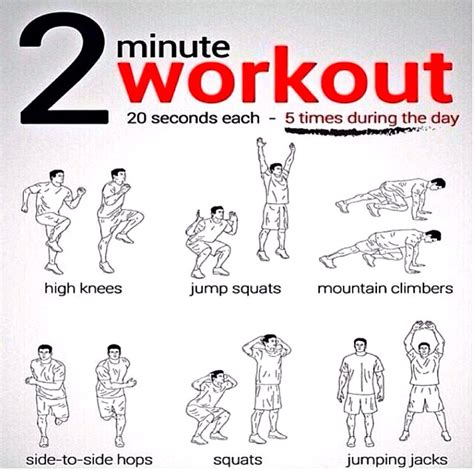 2 Minute Workout Workout Fast Workouts I Work Out