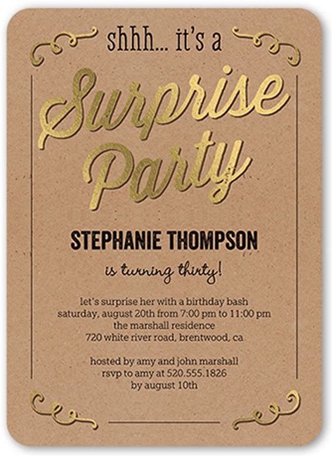 Surprise Party Invitation Wording Birthday Party Invitation Wording Surprise Birthday