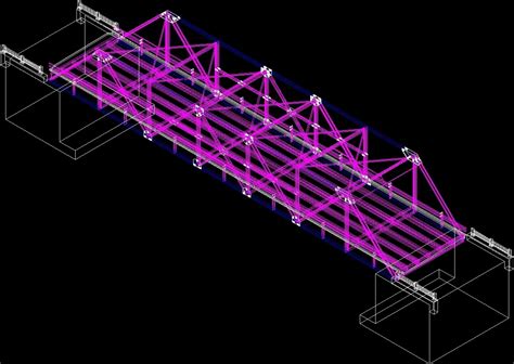 Truss Bridge Dwg Detail For Autocad Designs Cad