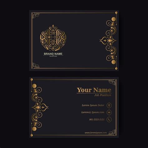 Premium Vector Luxury Ornamental Logos And Business Cards Template