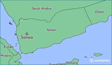 Where Is Sanaa Yemen Sanaa Sanaa Map