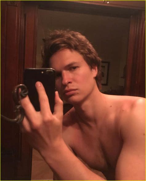 Ansel Elgort Goes Shirtless In 17 New Selfies On Instagram Photo 1238585 Photo Gallery