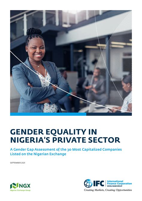 gender equality in nigeria s private sector a gender gap assessment of the 30 most capitalised