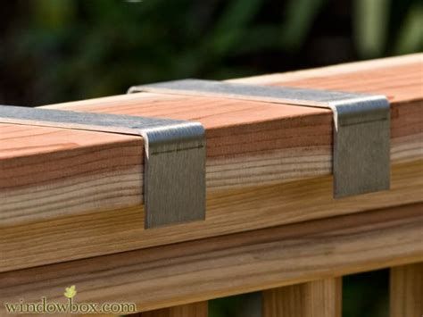 Window boxes can really make the exterior of your home attractive. Stainless Steel Window Box Brackets for Balcony Planters