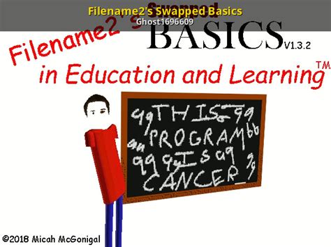 Filename2's Swapped Basics [Baldi's Basics] [Mods]