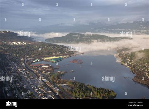 Aerial View Of Port Moody Greater Vancouver British Columbia Canada